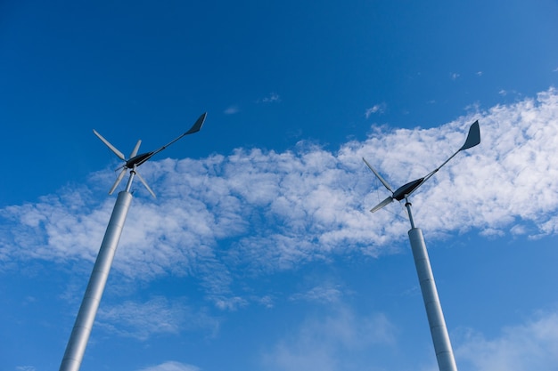 Foto turbinas eólicas produzem energia limpa para o mundo