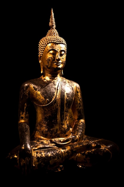 Turim Itália Por volta de agosto de 2021 detalhe do Bodhisattva Sentado em meditação no século II AC