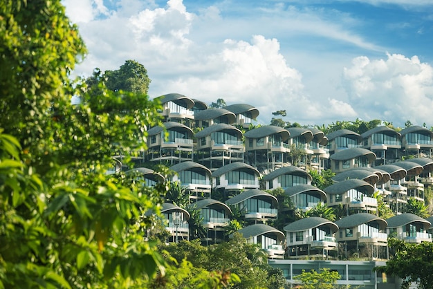 Turismo ecológico en la isla de Phuket Tailandia Hotel ecológico en el sureste de Aisa Vacaciones de verano hotel resort vacaciones tropicales