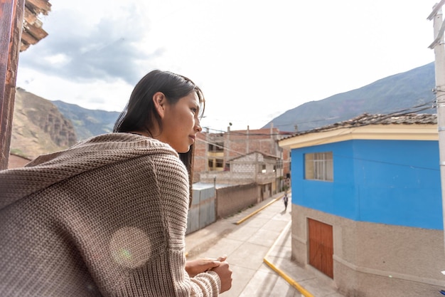 Turistas en un hotel campestre en el Valle Sagrado de los Incas