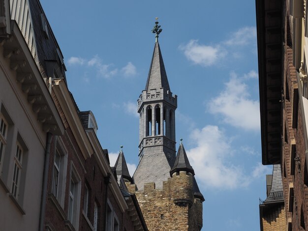 Turm der Alte Pfalzanlage (Torre del Viejo Palatinado) en Aquisgrán