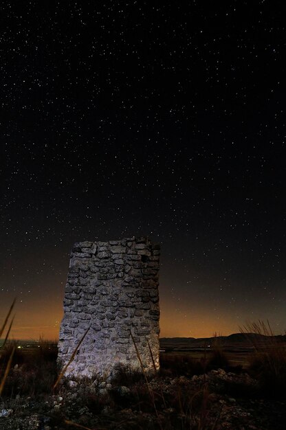 Turm der Ozmin-Überwachung Arabe in Galera de Granada Spanien