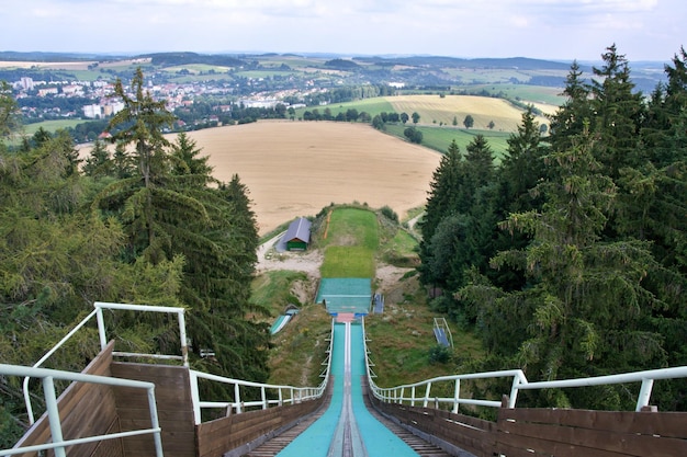 Turm der Skisprungschanze