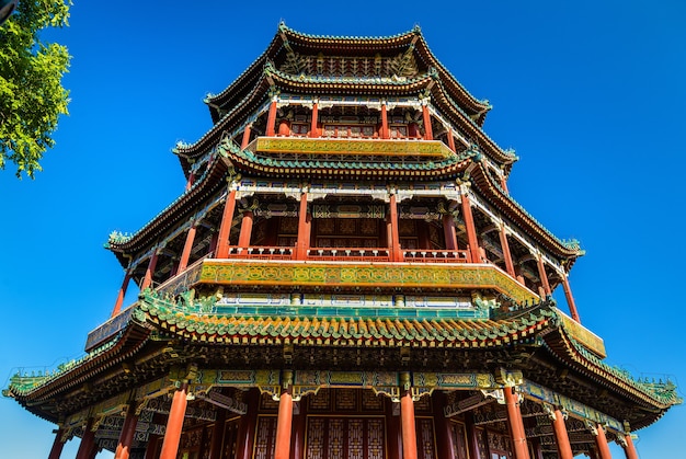 Turm des buddhistischen Weihrauchs im Sommerpalast - Peking, China