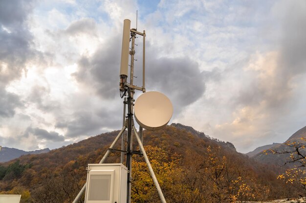 Foto turm für zellkommunikation