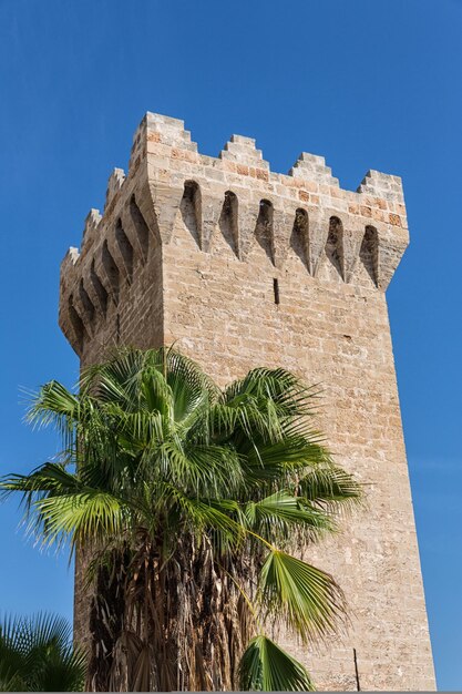 Turm in Valldemosa Mallorca, Spanien