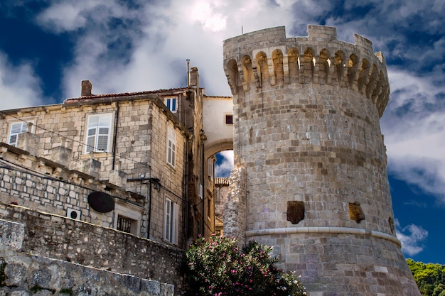 Turm Kanalevic in Korcula, Kroatien