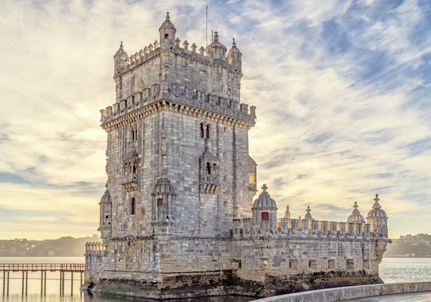 Turm von Belem (Torre de Belem), Lissabon, Portugal.