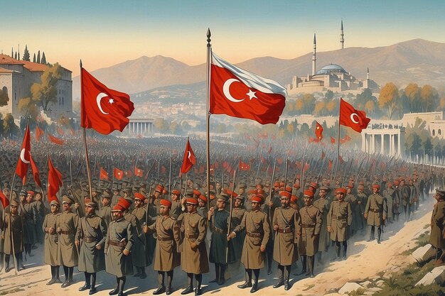 Foto turquía 29 de octubre de 1923 29 ekim cumhuriyet bayrami kutlu olsun