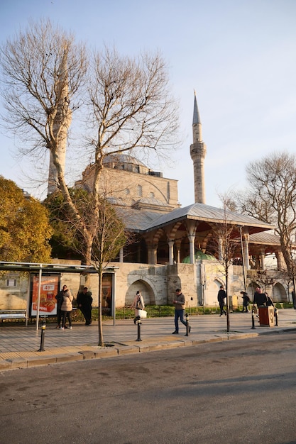 Turquía estambul 12 de enero de 2023 Mezquita Mihrimah Sultan en Uskudar