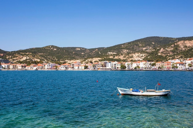 Turquía Izmir Foca, ciudad costera, foto de viaje.