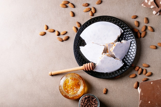 Turrón de caramelo tradicional español