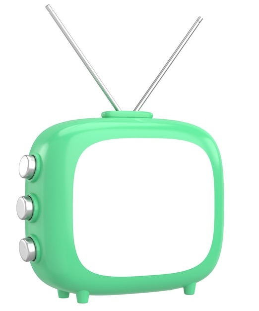 TV 3D televisión ilustración 3D