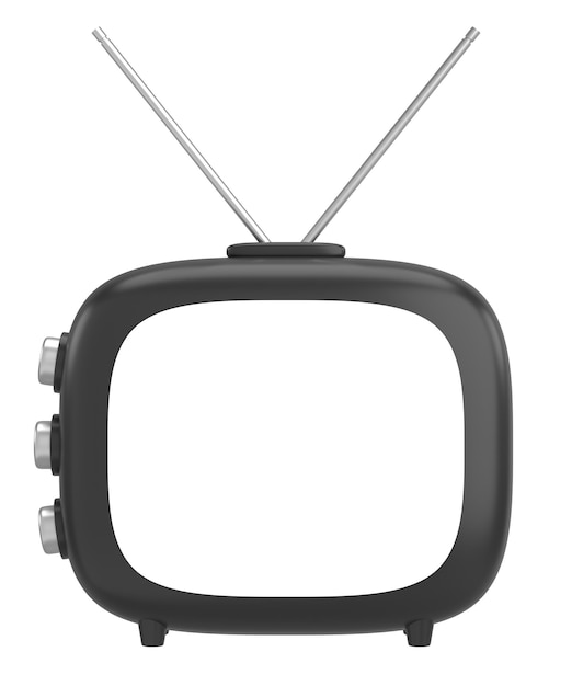 TV 3D televisión ilustración 3D