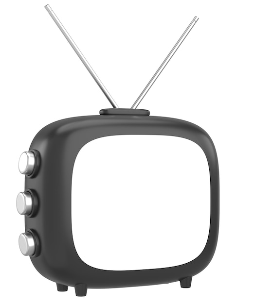 TV 3D televisión ilustración 3D