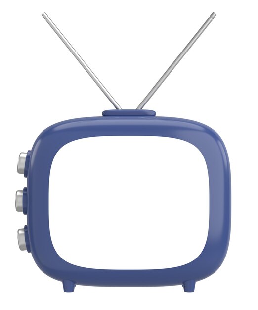 TV 3D televisión ilustración 3D