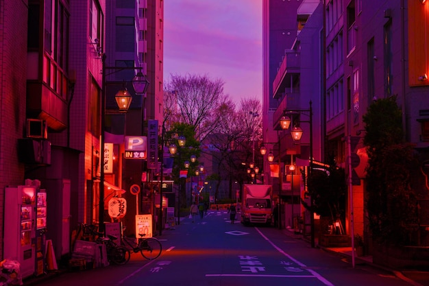 Twilight Cityscape (Stadtbild in der Dämmerung)