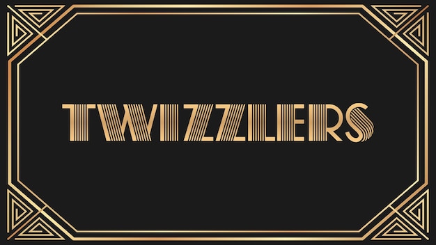 Twizzlers Jazz Gold Text