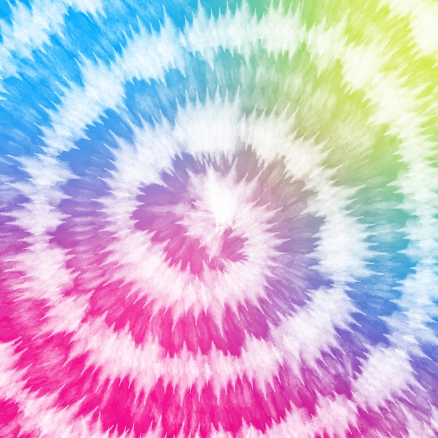 Tye Dyepastel fundo espiral branco gradiente colorido