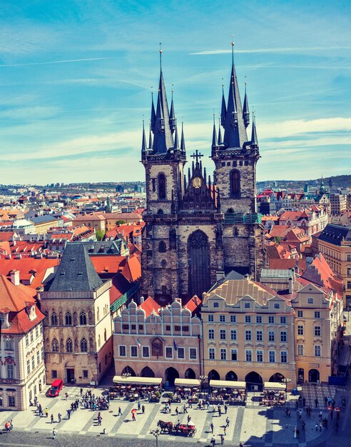 Tyn-Kirche Tynsky Chram in Prag