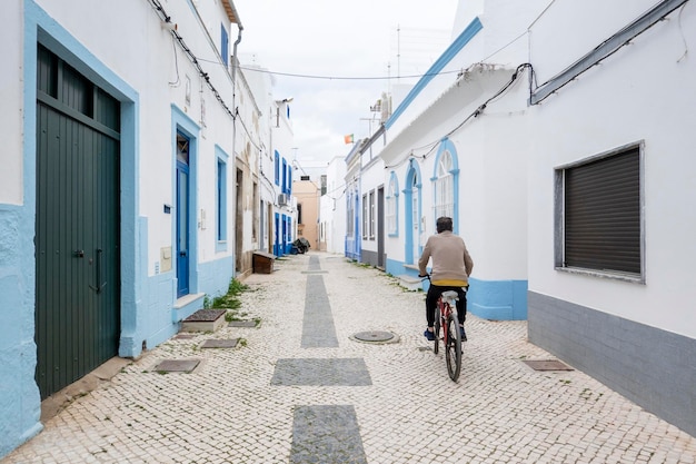 Typische Architektur der rustikalen Gebäude der Algarve