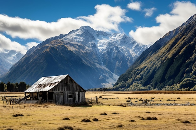 Typische ländliche Landschaft in Neuseeland