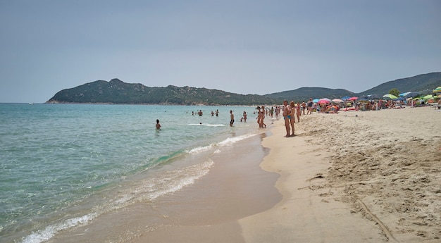 Typische Landschaft von Südsardinien Costa Rei, Muravera