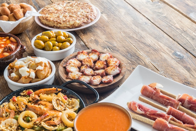 Typische Tapas in Spanien