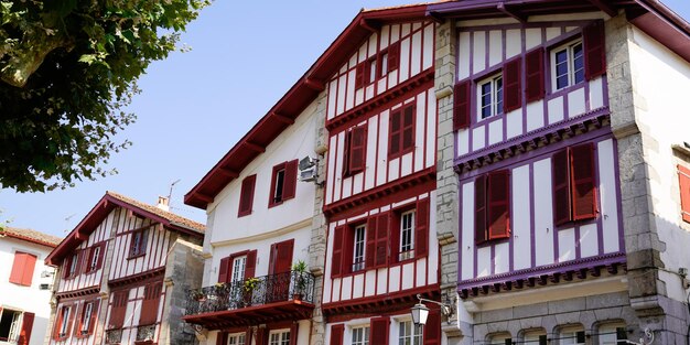 Typisches baskisches Haus in Bayonne Bask Country France