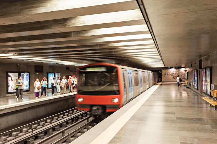 Foto u-bahn in lissabon