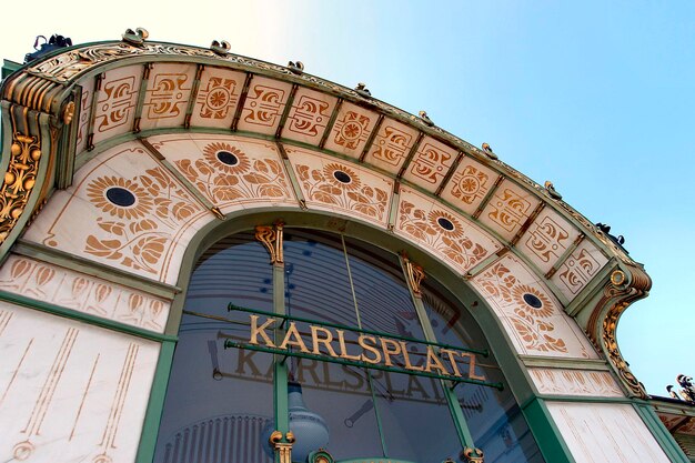 U-Bahn-Station Otto Wagner Art Nouveau Österreich Wien