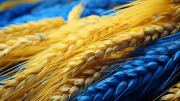 Ucrânia grãos trigo e spikelets problema de bloqueio de portos corredor de grãos Guerra na Ucrânia
