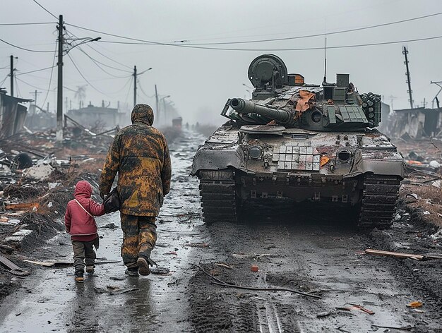 Ucrânia guerra pobreza e desolação uma terra destruída