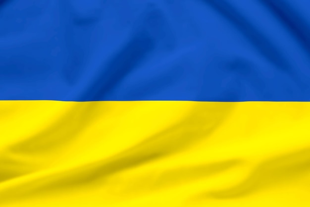 Ucrania ondeando bandera textura textil