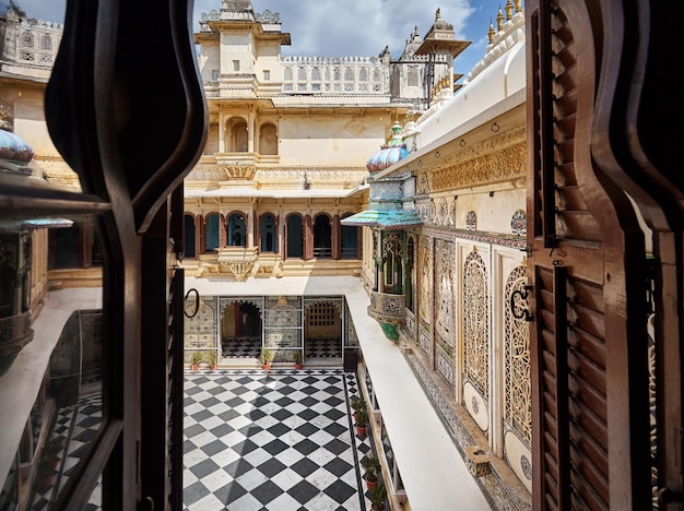 Udaipur City Palace Museum in Indien