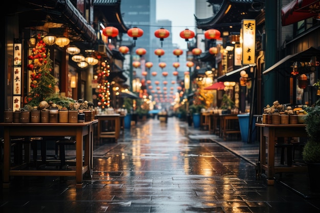 Foto Überfülltes treiben in der japanischen stadt professionelle fotografie