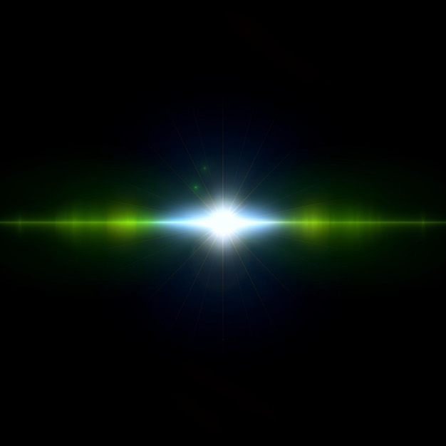 Überlagerung der Linsenflare