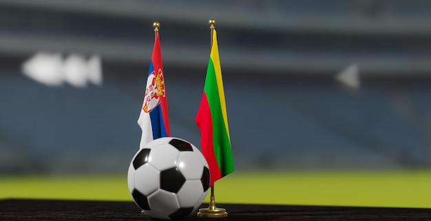 UEFA 2024 Fútbol Serbia vs Lituania Campeonato de Europa Serbia y Lituania