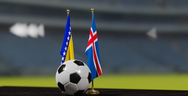 UEFA 2024 Futebol Bósnia e Herzegovina x Islândia Qualificação para o Campeonato Europeu