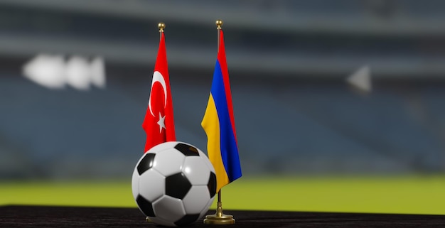 Foto uefa euro 2024 fútbol turquía vs armenia clasificación para el campeonato europeo