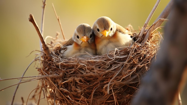 UHD-Wandpapier für Vogelnest