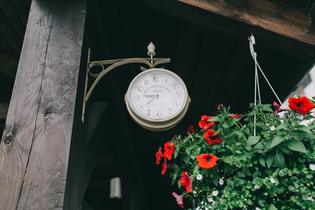 Uhr in der Stadt.