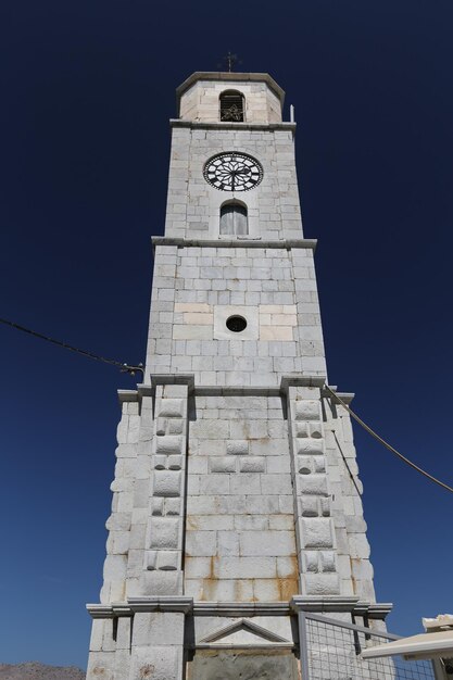 Uhrturm in Symi Insel Griechenland