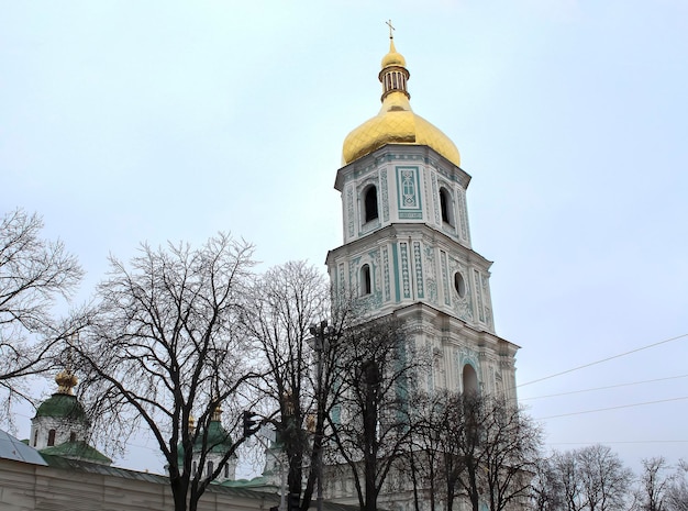 Ukraine Kiew 19. November 2013 Glockenturm der Sophienkathedrale