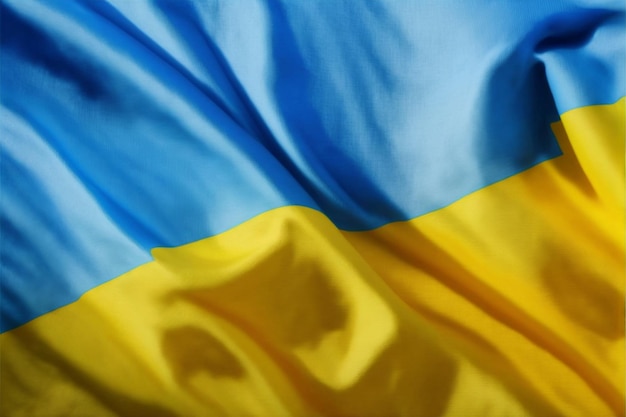 Ukrainische Flagge Ai generativ