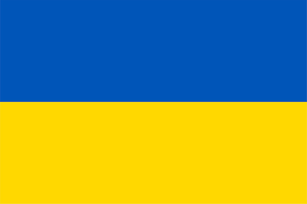 Foto ukrainische flagge der ukraine