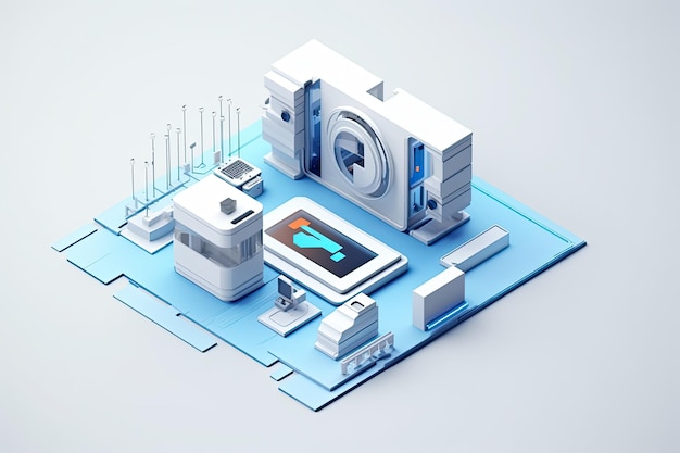 Ul-Schnittstelle mit 3D-Elementen