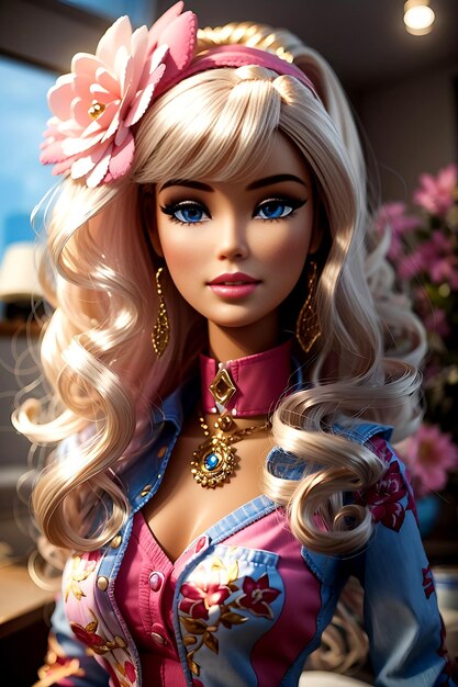 última barbie ai generada