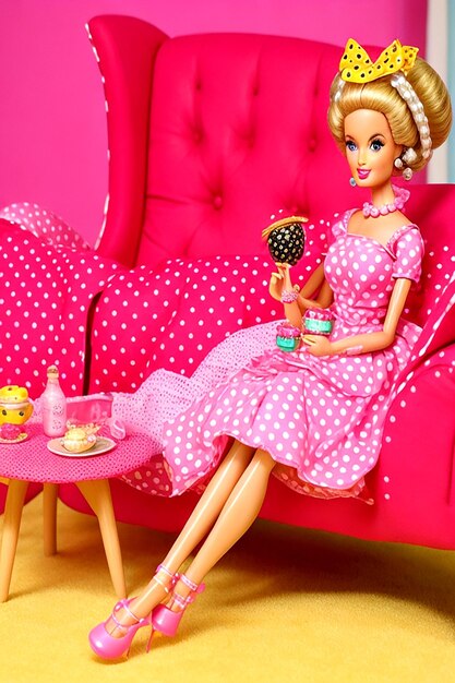 Foto la última barbie generada por la ia