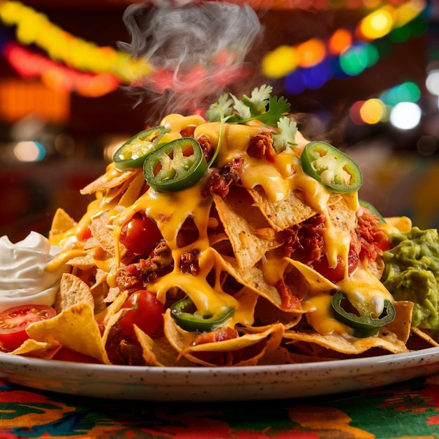 Las últimas nachos de barbacoa